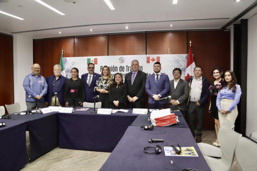 Ruth González fortalece agenda internacional en defensa de trabajadores mexicanos en Canadá