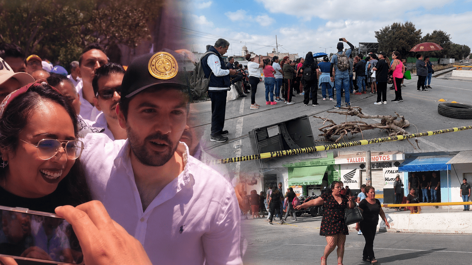 Roxana Herrera y operadores de Zumaya desatan polémica con protesta en colonia donde no viven